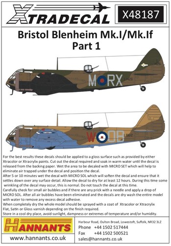 Xtradecal 48187 bristol - 1:48,