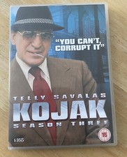 Kojak Season Three DVD Set Telly Savalas Crime Series 6 Discs
