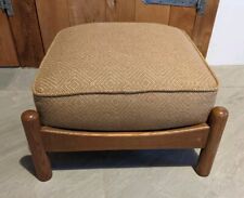 Ercol Renaissance Footstool GD Frame Newly Reupholstered In Linwood Fabric