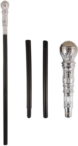 Cane with silver ball - cane,