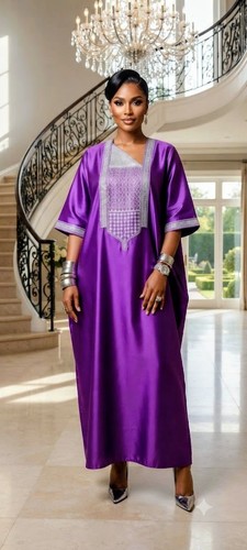 Ladies sequined kaftan - ladies, size