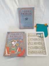 The Eye of Horus Oracle of Ancient Egypt 25 Stone Tablets & Book David Lawson