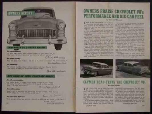 1955 chevy bel air - v8,