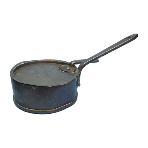 Antique primitive copper sauce - primitive,