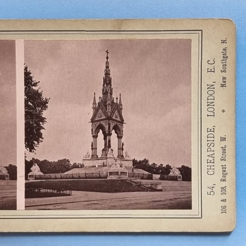 Stereoview card c1890 - card, 3d