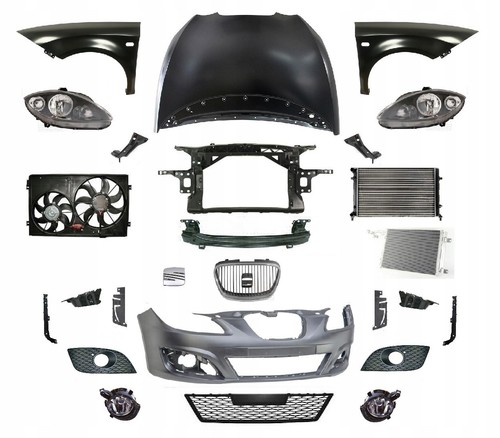 Set hood front mask bumper - hood,