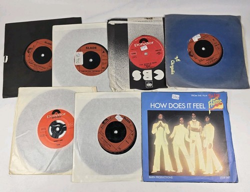 Slade vinyl single bundle - 7",
