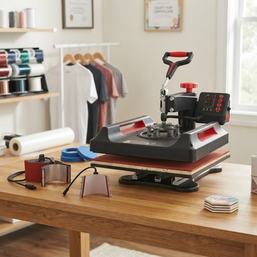 Sublimation heat press - in,