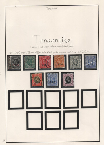Tanganyika 1917 - tanganyika, k.u.t.