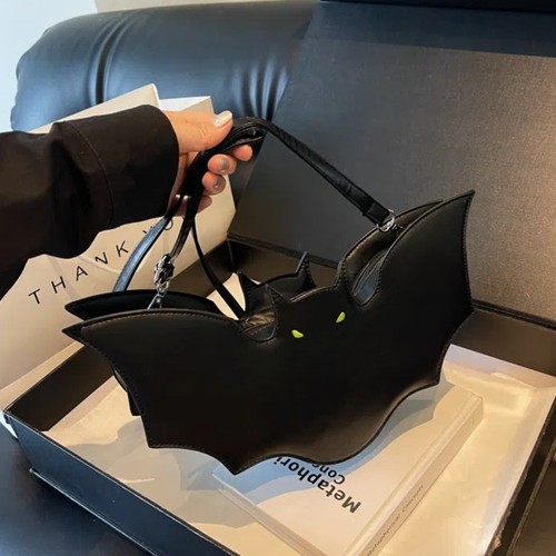 Leather bat bag - bat,