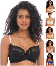 Freya Offbeat Bra Underwired Side Support Non-Padded Womens Lace Bras 5451