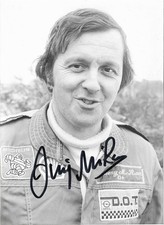 Jim Jimmy McRae Rally WRC Vauxhall Ford Sierra Cosworth signed press photo