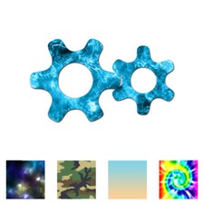 Meshed Gears Cog - Vinyl Decal