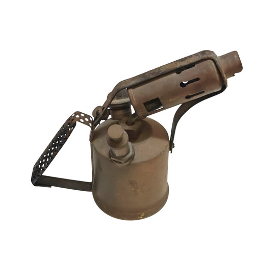 Vintage brass blow torch - vintage, lamp