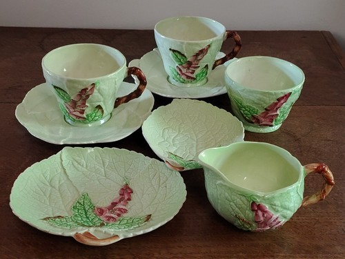Carlton ware foxglove tea set - carlton,