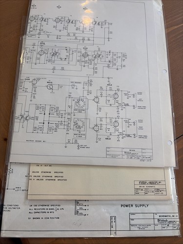 Mcintosh schematics lot of - mcintosh,