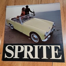 1968 MG Austin Healey Sprite Mark IV - Vintage 6-Page Sales Brochure Catalog