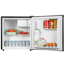 SIA TT01BL 49L Mini Fridge With Ice Box In Black, Beer & Drinks Cooler - GRADED