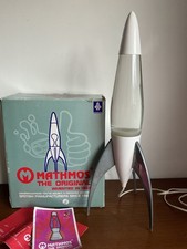 Rare Mathmos vintage Millennium 2000 Telstar Lava Lamp, White limited edition 
