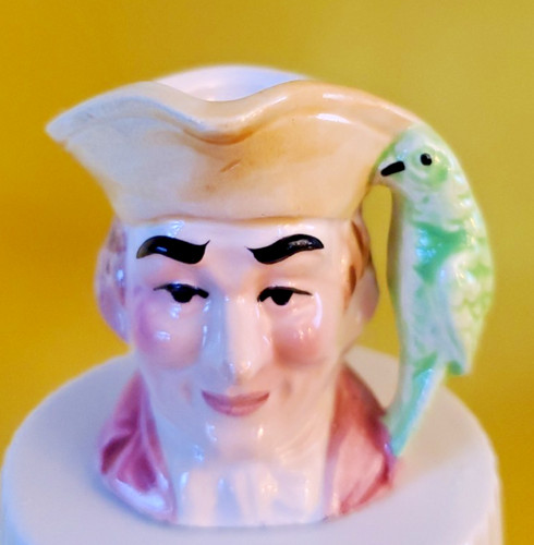 Gentlemen with parrot - with,