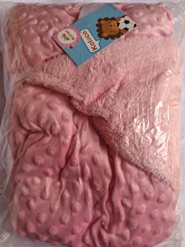 Kolaco baby blanket - baby, pink