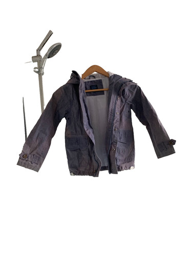 Boys gray rain jacket - jacket, age