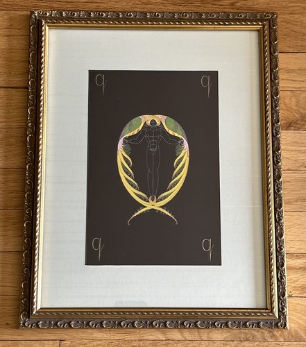 Erte framed vintage - erte,