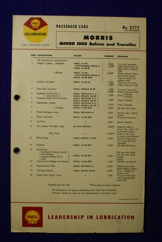Morris minor 1000 saloon - minor,