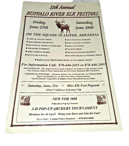 Vtg buffalo river elk festival - vtg,
