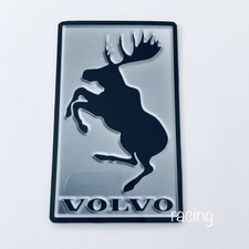 Volvo Jumping Elk Magnet Gray