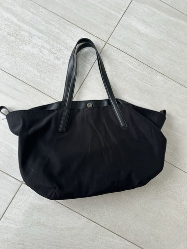 Zara black nylon tote - zara, bag