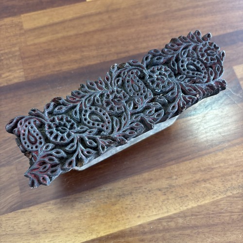 Vintage hand carved wooden - carved,