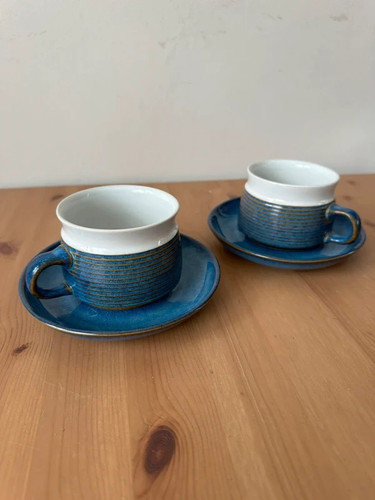 Denby chatsworth blue - chatsworth, cup