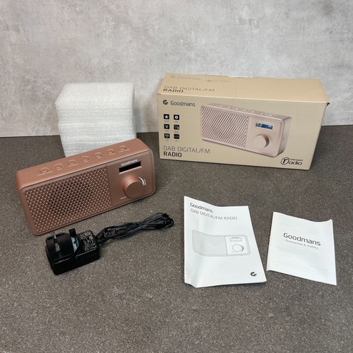 Goodmans dab radio rose - dab/fm,
