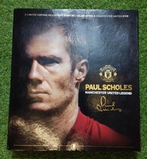 Rare Limited Edition Shirt Paul Scholes Manchester United Presentation Box 3XL 