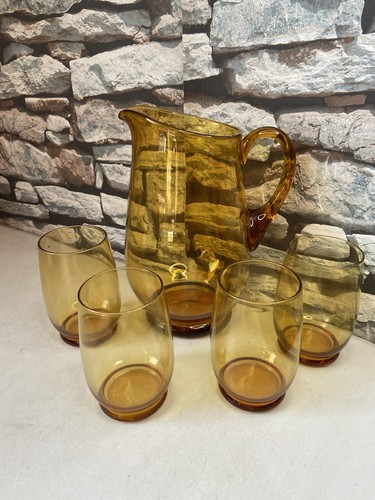 Vintage amber coloured water - amber,
