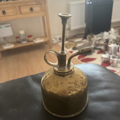 Vintage small brass plant - vintage,