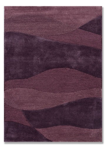 Continental plum hand tufted