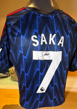 Bukayo Saka Hand Signed 25/26