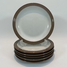 Vintage Denby Greystone 6 Side Plates 16cm 80's 90's Dining Discontinued