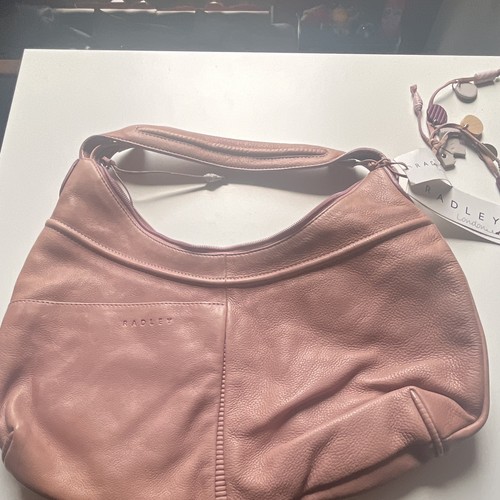 Radley pink leather shoulder - radley,