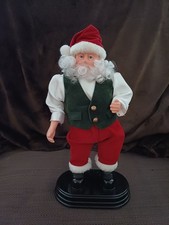 Vintage Christmas Musical Santa Claus Standing Father Christmas Retro