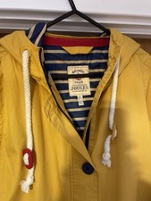 Joules Women's Yellow Midway Jacket Size 12 Fit For Land And Sea