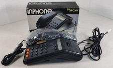 Vintage BT Inphone Viscount Super 12 Telephone Boxed Retro Navy Blue Phone Boxed