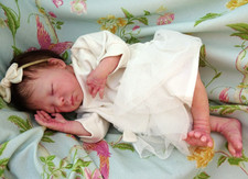 Reborn partial silicone girl 19in 6lb Noah VIDEO  JosyNN Josy Newborn Nursery
