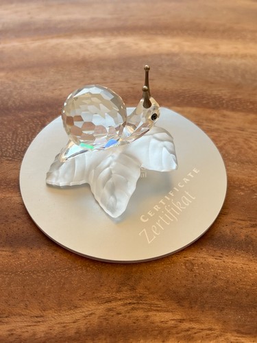 Swarovski crystal snail - snail, on