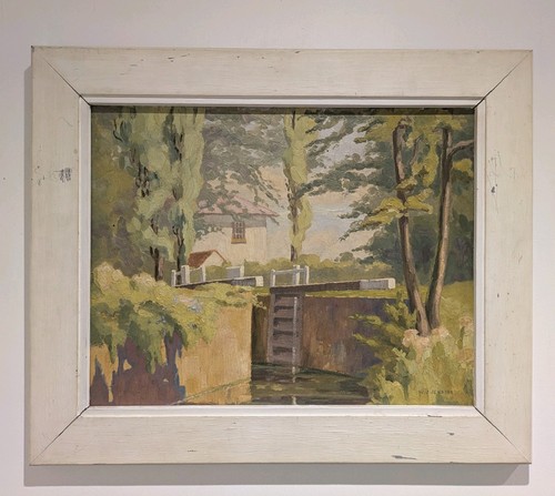 Original 1938 oil painting - 1938,