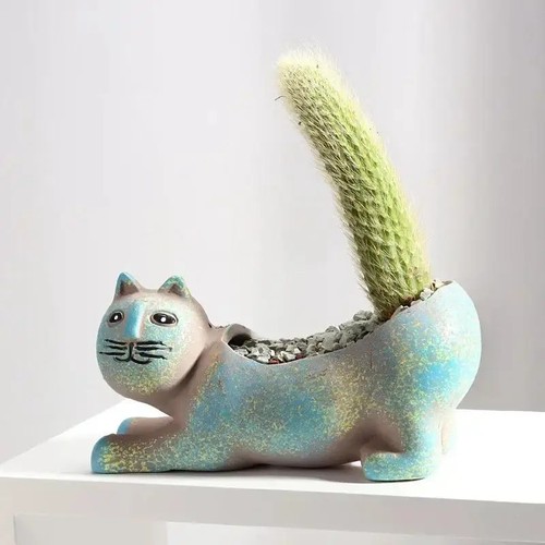 Cartoon animal ceramic pots - animal,