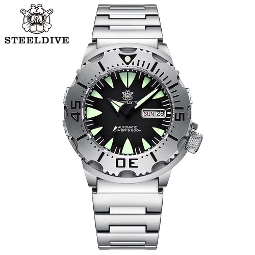 Steeldive sd1984 monster black - sd1984,