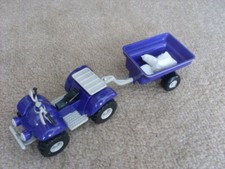 LITTLE RED TRACTOR TOY NIPPER THE QUAD BIKE WITH TRAILER AND BAGS BY CORGI 2004